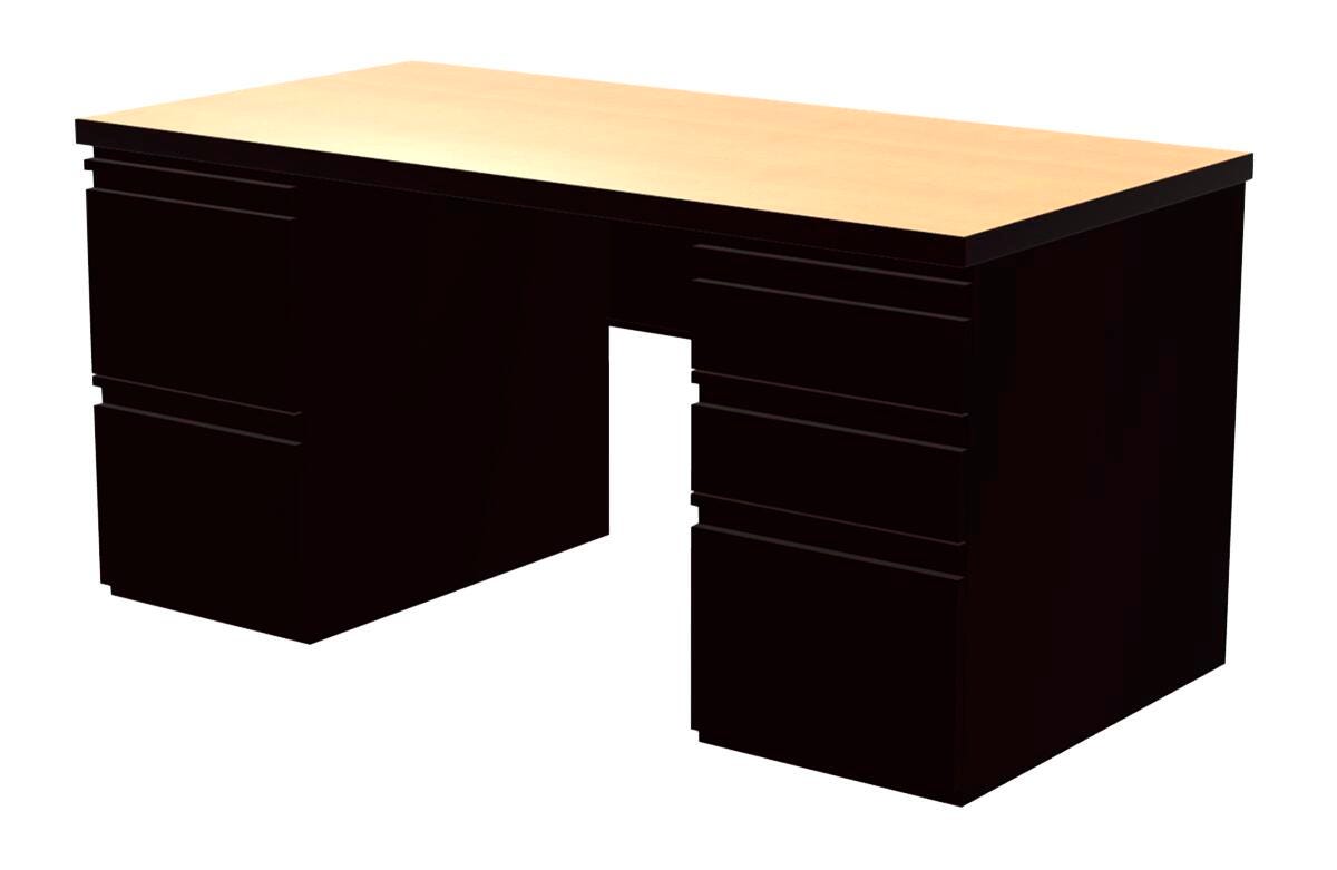Image for Classroom Select Teacher Desk, Double Pedestal from School Specialty